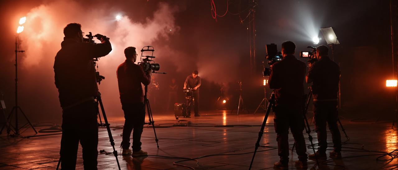 在线影院拍摄现场